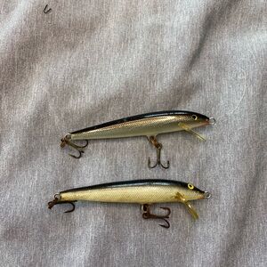 Vintage Rapala Fishing Lure Silver And Black